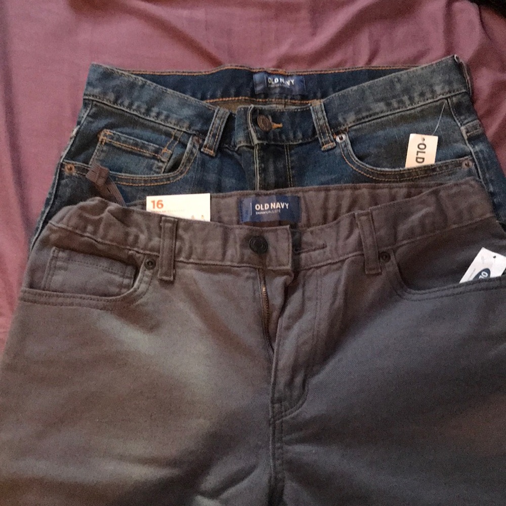 Two pair of children jeans